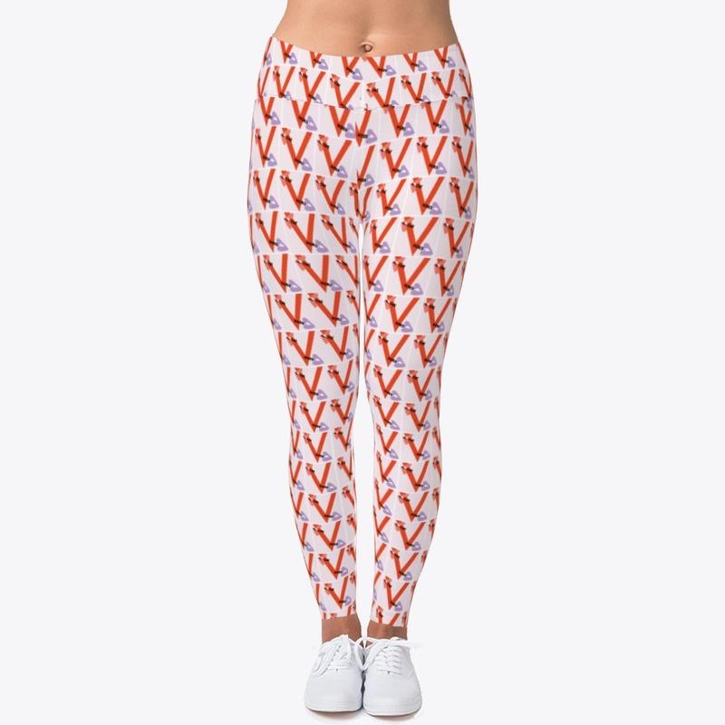 V Word Leggings